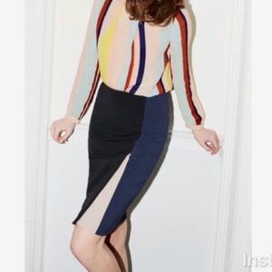 💕 Boden 💕 color-block skirt with hidden panel